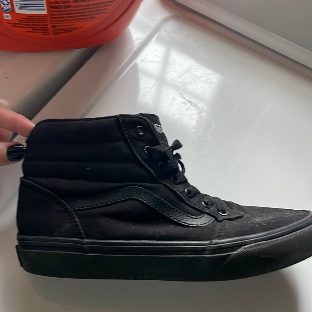 Black high top vans